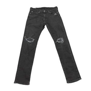 Abercrombie & Fitch Felix Super Skinny Stretch Distressed Jeans